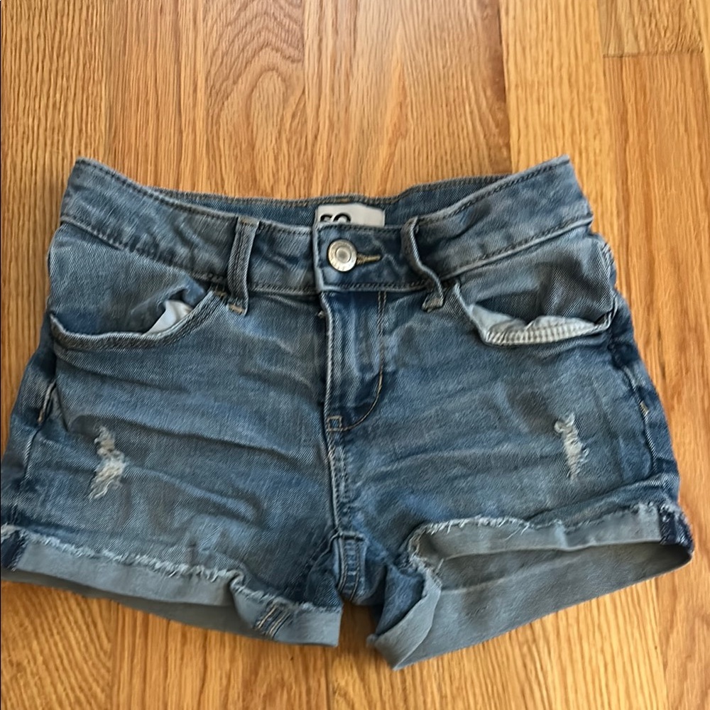 SO Blue Denim Shorts